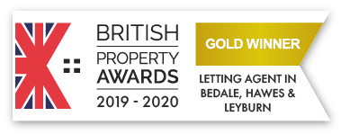 2019-2020 Gold Winner Letting Agent in Bedale, Hawes & Leyburn