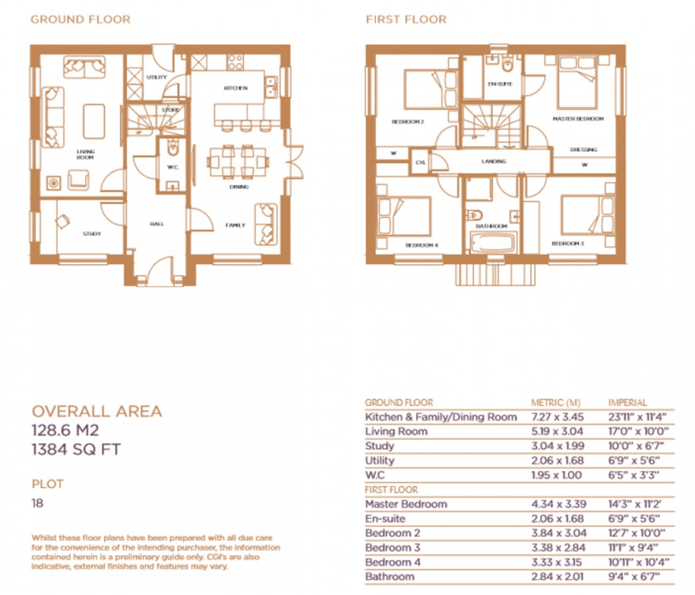 Floorplan for Hackforth Road, Little Crakehall, Bedale