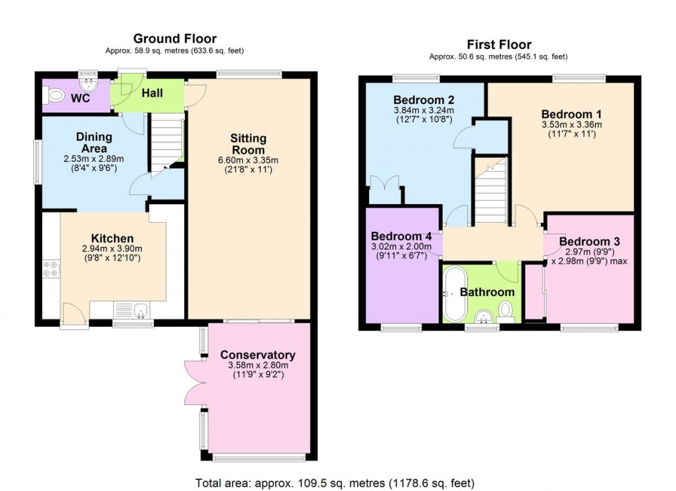 Floorplan for Freemans Way, Leeming Bar