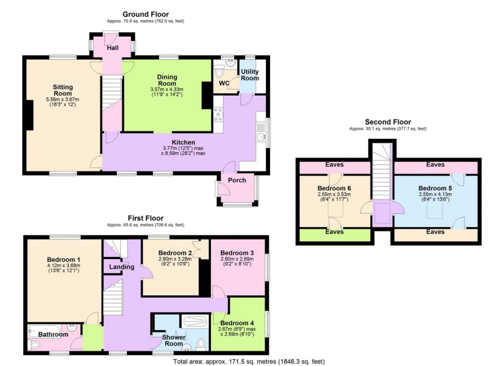 Floorplan for Forge Lane, Kirkby Fleetham, Northallerton