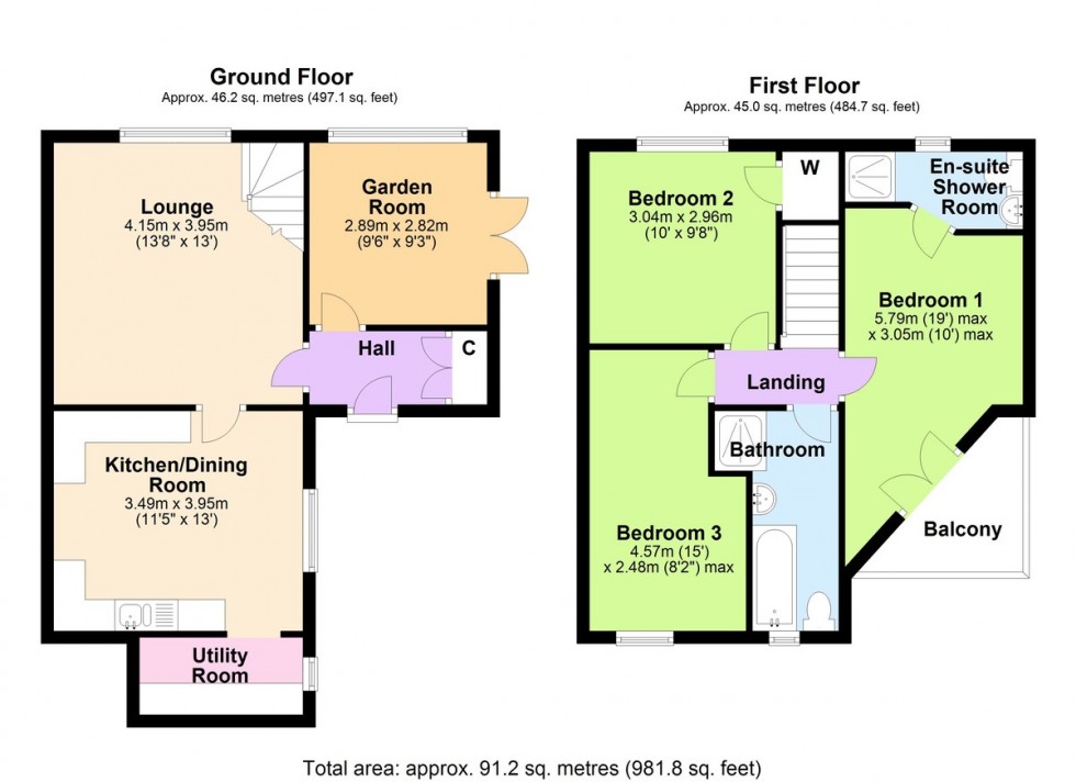 Floorplan for Norman Road, Richmond