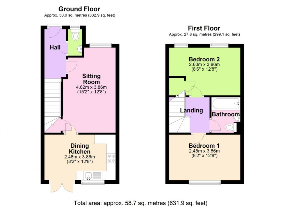 Floorplan for Javelin Way, Bedale