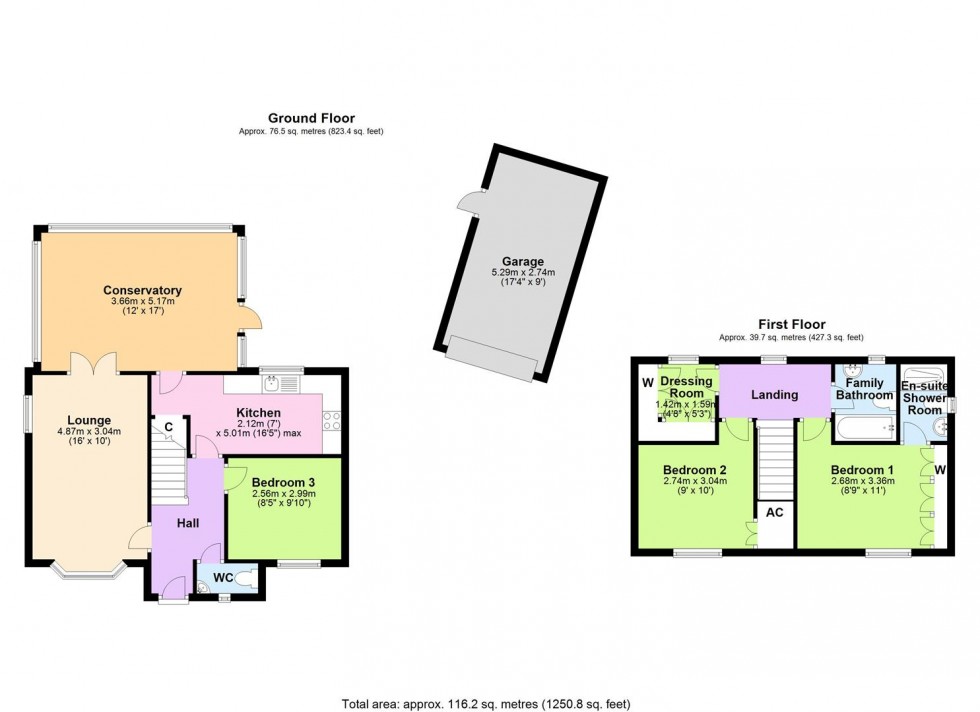 Floorplan for Cookson Way, Brough With St. Giles