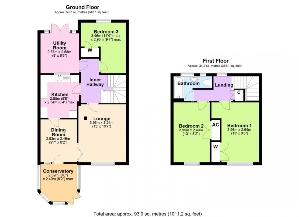 Floorplan for Scotton Gardens, Scotton, Catterick Garrison