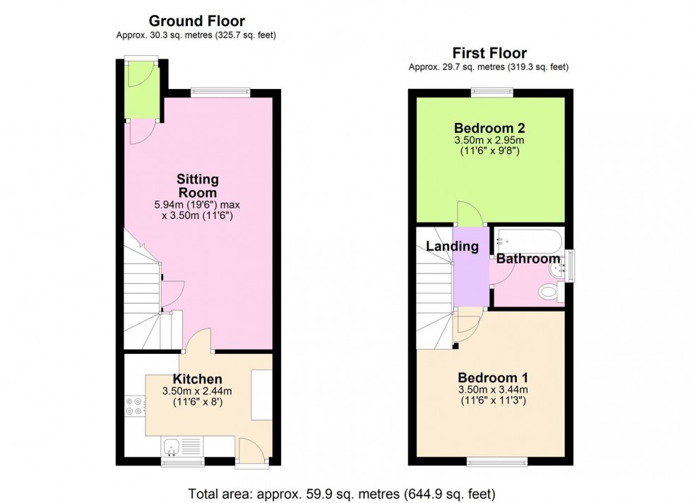Floorplan for Stapleton Close, Bedale