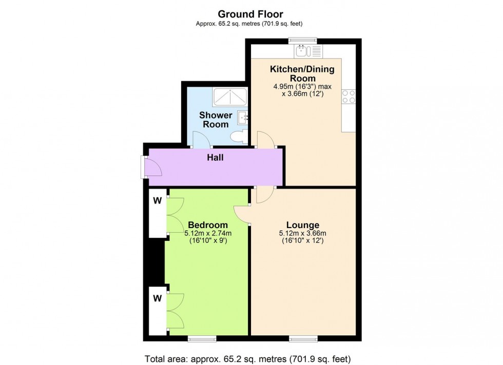 Floorplan for Prior House, Richmond