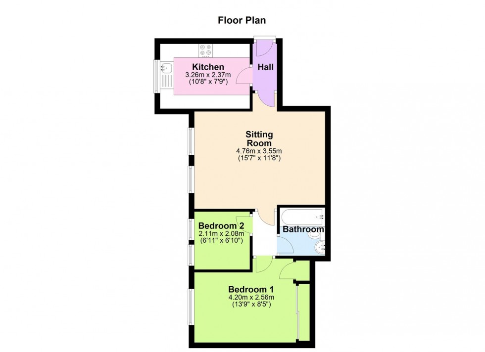 Floorplan for Mowbray Grange, Bedale