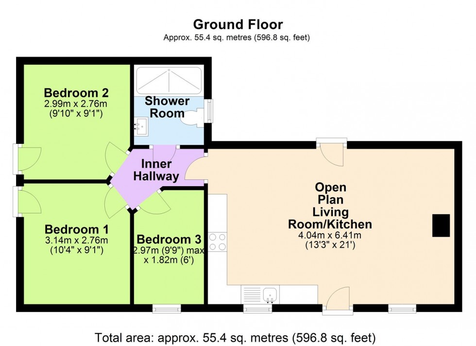 Floorplan for Scotton House Barns, Scotton, Catterick Garrison
