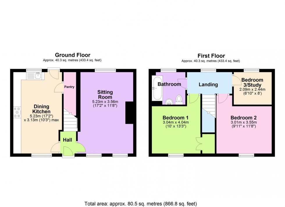 Floorplan for Hornby, Bedale