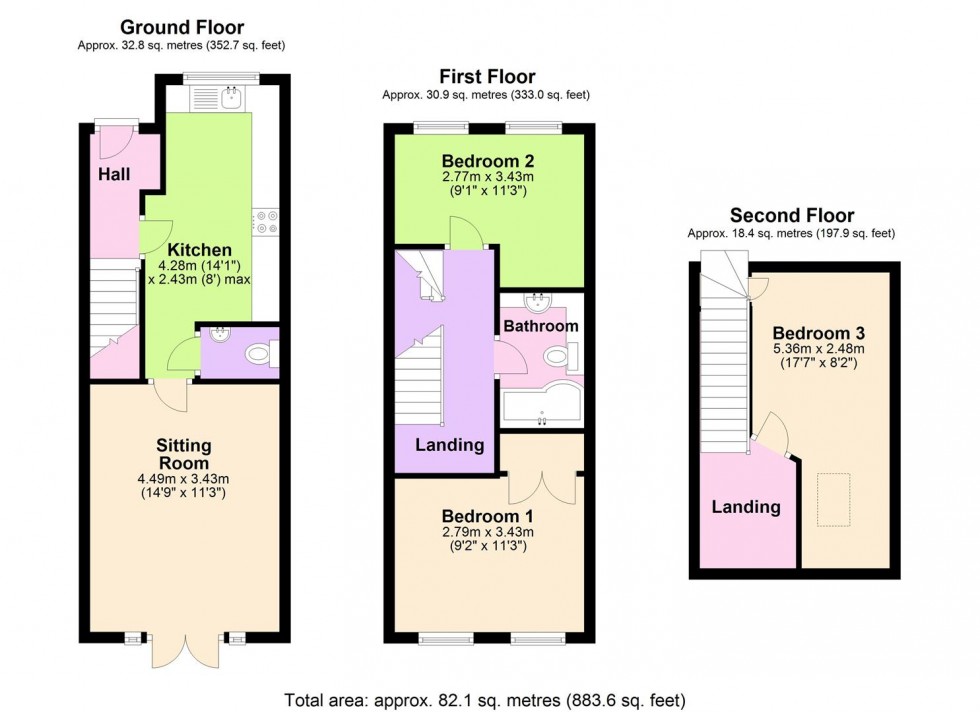 Floorplan for Newsteads, Aiskew, Bedale