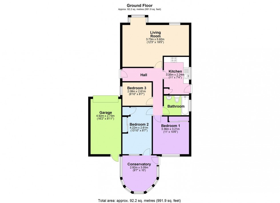 Floorplan for Iddison Drive, Bedale