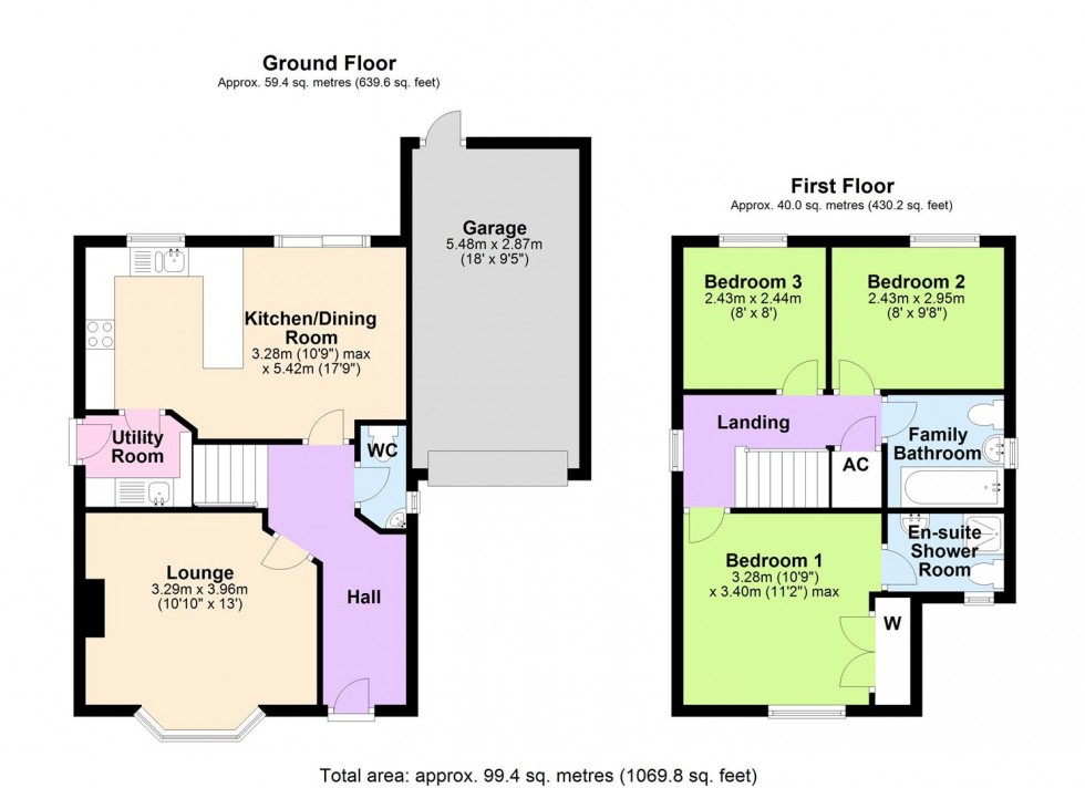 Floorplan for 7 Birch Close, Scotton, Catterick Garrison
