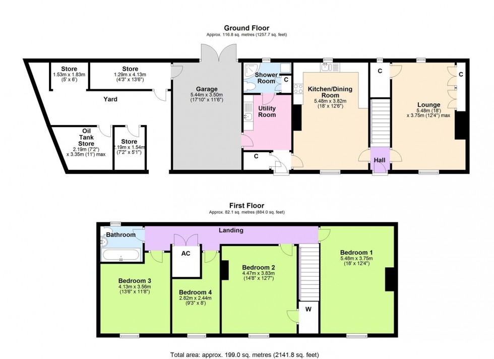 Floorplan for Moor Edge, CB Terrace, Arkengarthdale