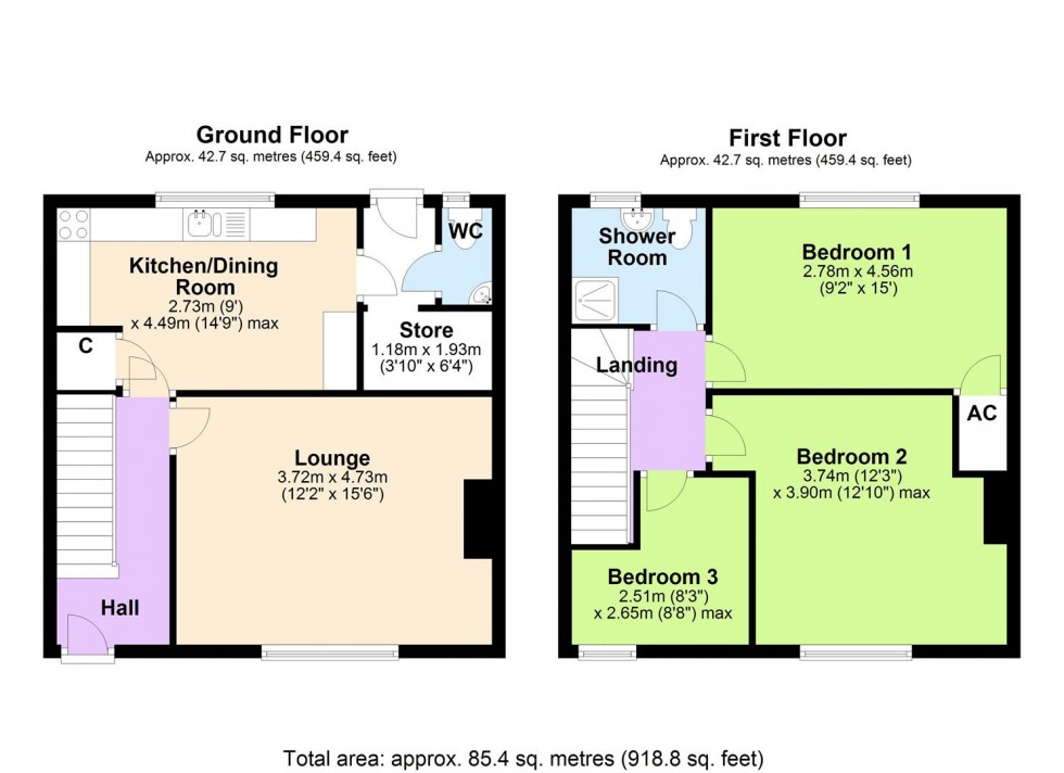 Floorplan for Holly Hill, Richmond
