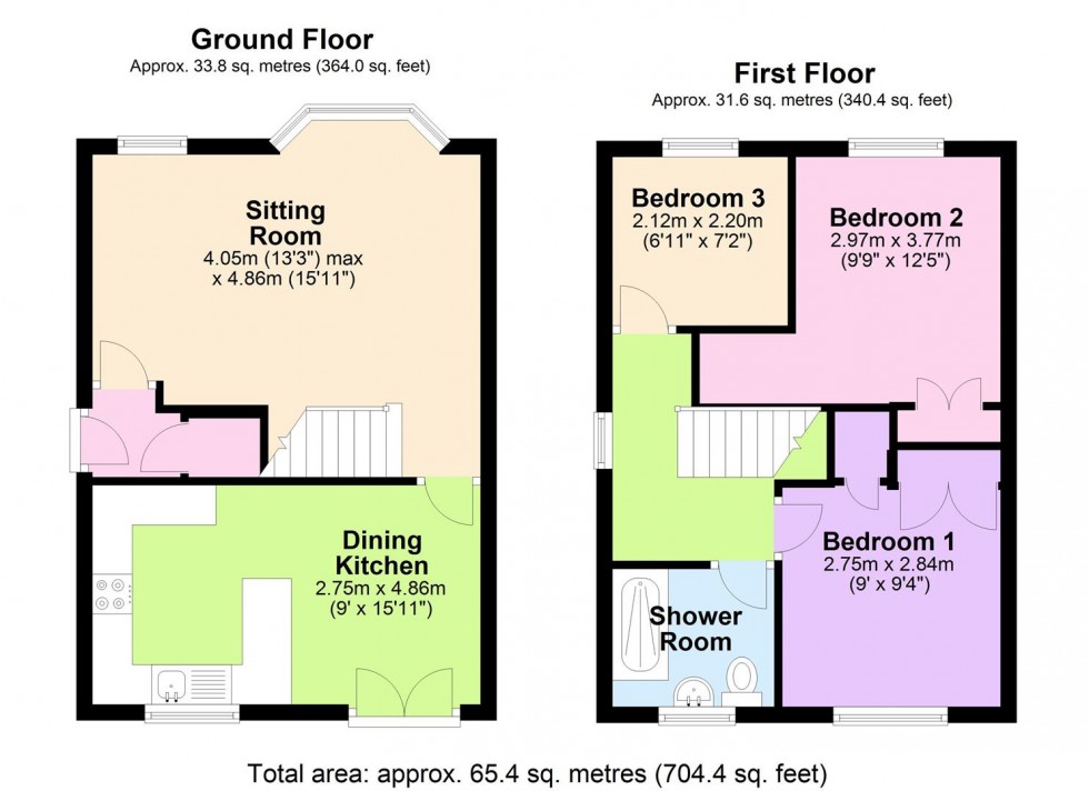 Floorplan for Queen Annes Drive, Bedale