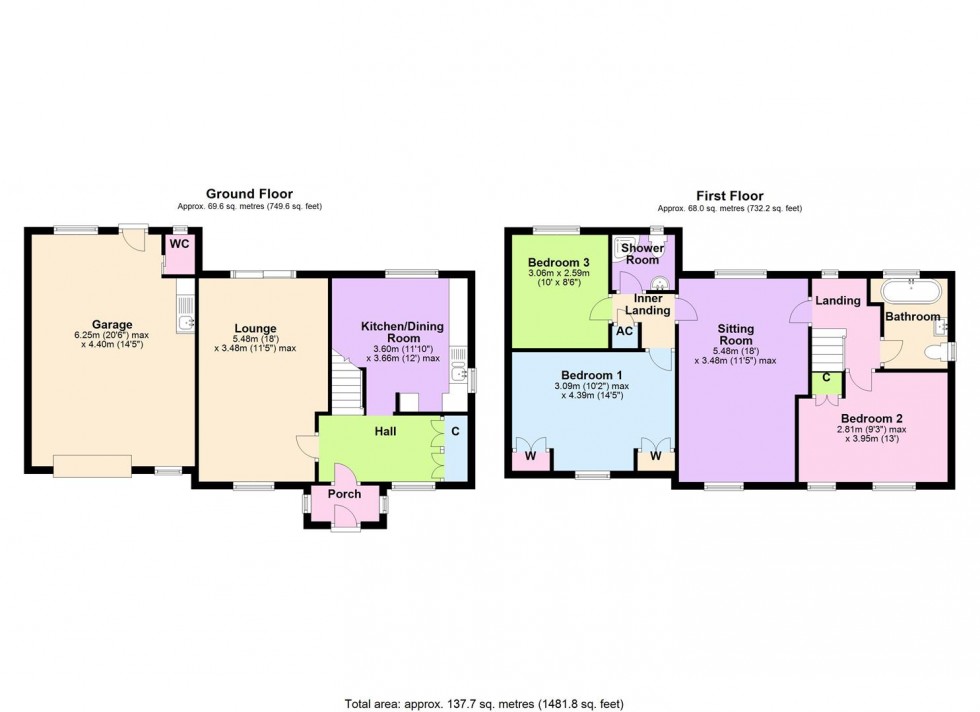 Floorplan for East Paddock Cottage, Horsehouse, Coverdale