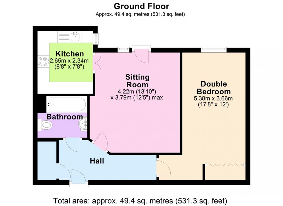 Floorplan for 15 Greendale Court Bedale