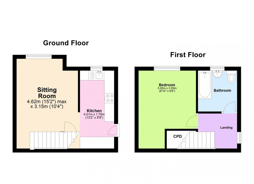 Floorplan for 14 Beresford Close, Bedale