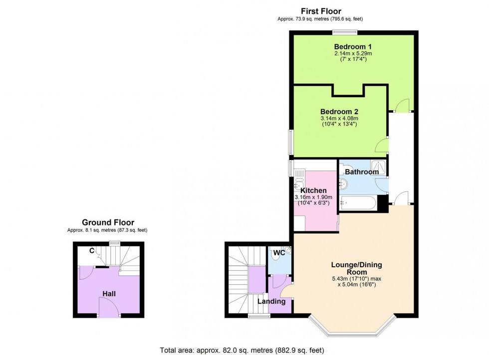 Floorplan for Beech House, Brough Park, Nr Richmond