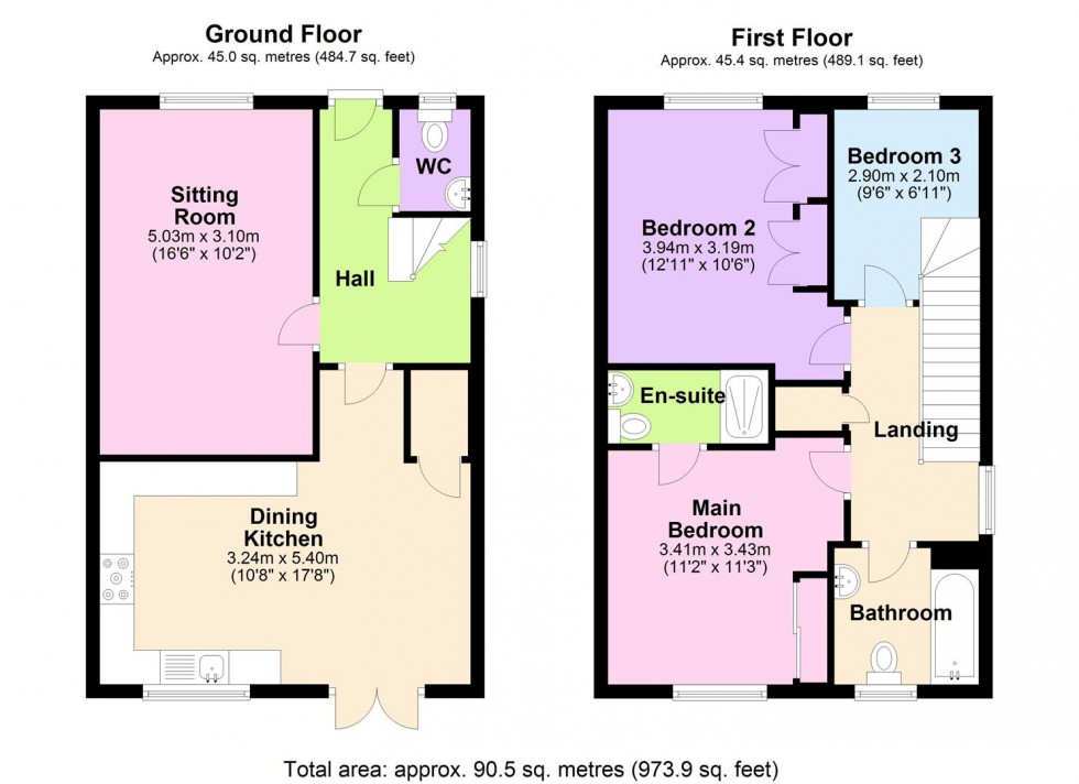 Floorplan for Foundry Way, Leeming Bar, Northallerton