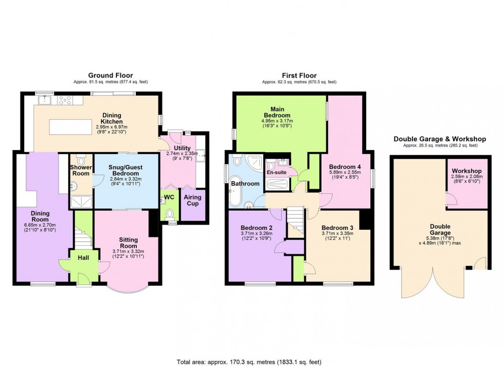Floorplan for Newton Crescent, Leeming, Northallerton