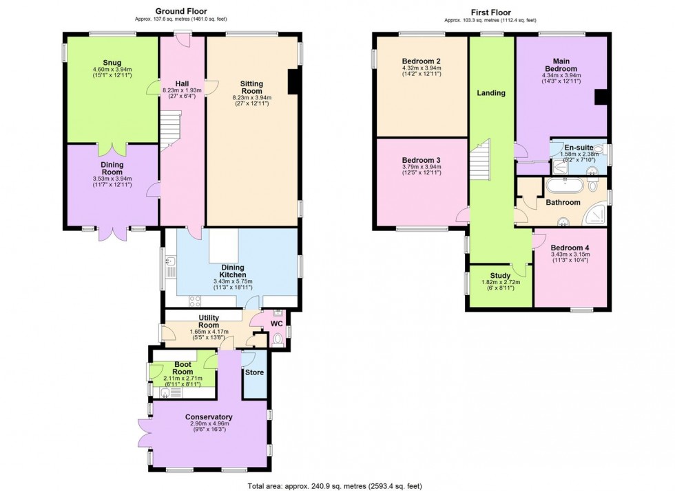 Floorplan for Carthorpe, Bedale