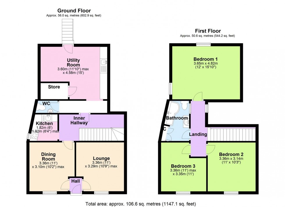 Floorplan for 42 Bargate, Richmond