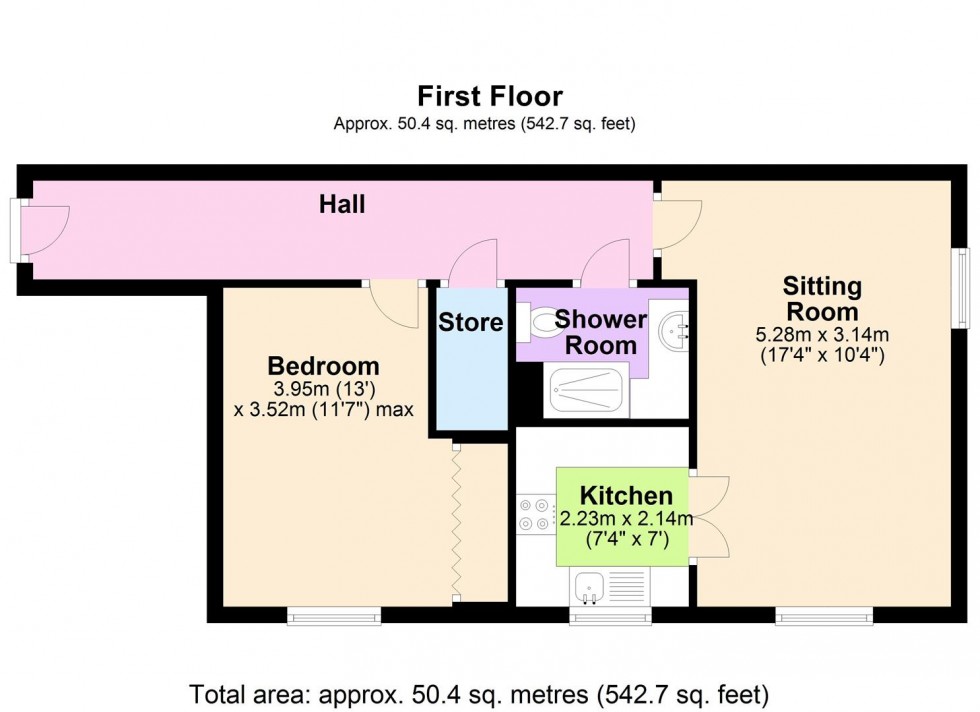 Floorplan for Greendale Court, Bedale