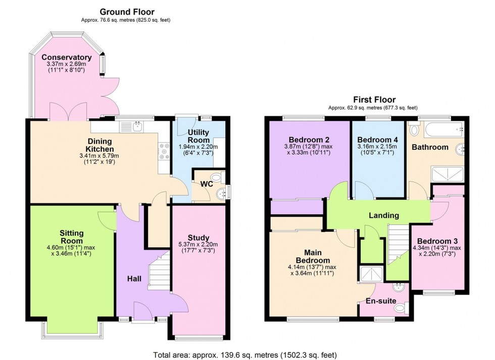 Floorplan for Kingfisher Drive, Aiskew, Bedale