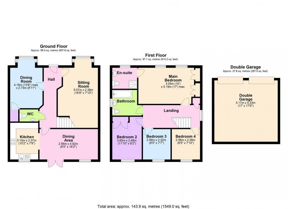 Floorplan for Railway View, Aiskew, Bedale