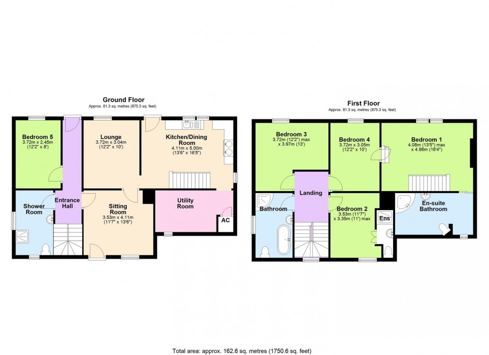 Floorplan for School House, Gunnerside, Swaledale