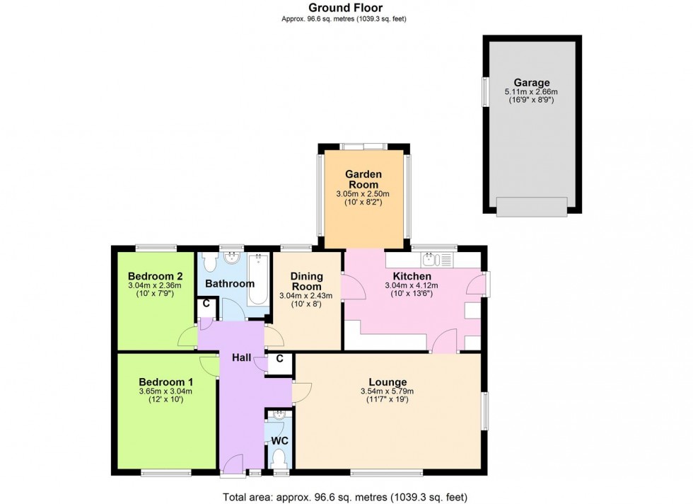 Floorplan for Park View, Leyburn