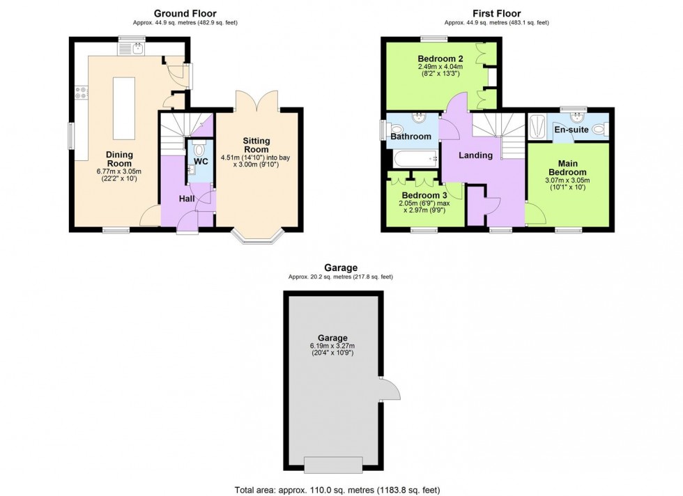 Floorplan for Swaledale Drive, Bedale