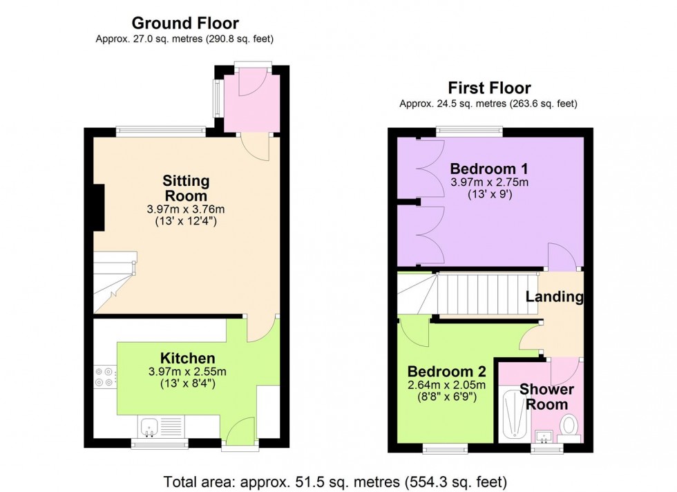 Floorplan for Iddison Drive, Bedale