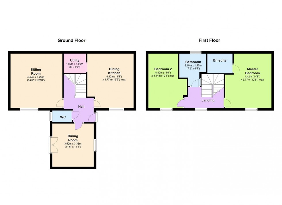 Floorplan for 3 Oak House Yard, Bedale