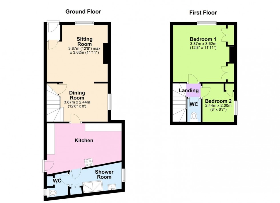 Floorplan for Grange Cottage, The Green, Crakehall
