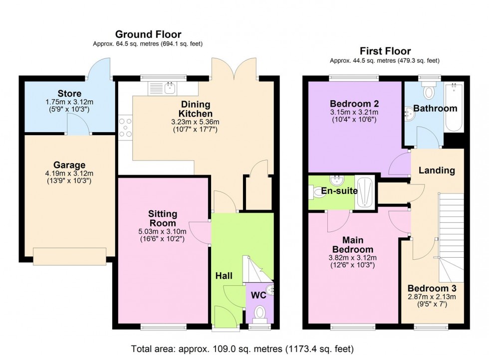 Floorplan for Foundry Way, Leeming Bar