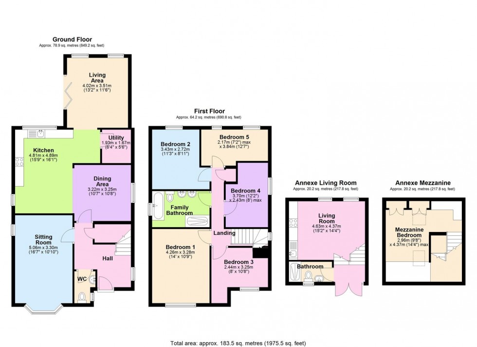 Floorplan for 14 Stapleton Close, Bedale