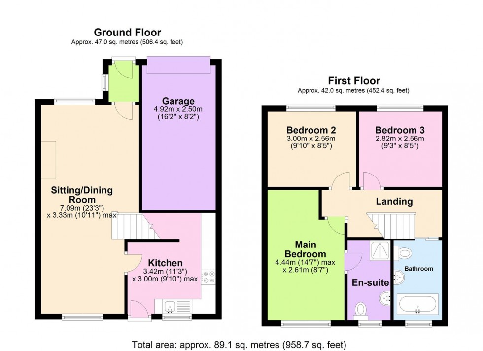 Floorplan for Peirse Close, Bedale