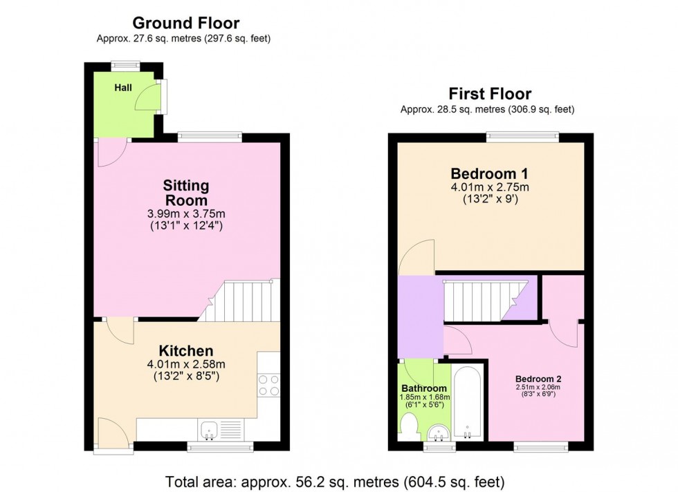 Floorplan for Iddison Drive, Bedale