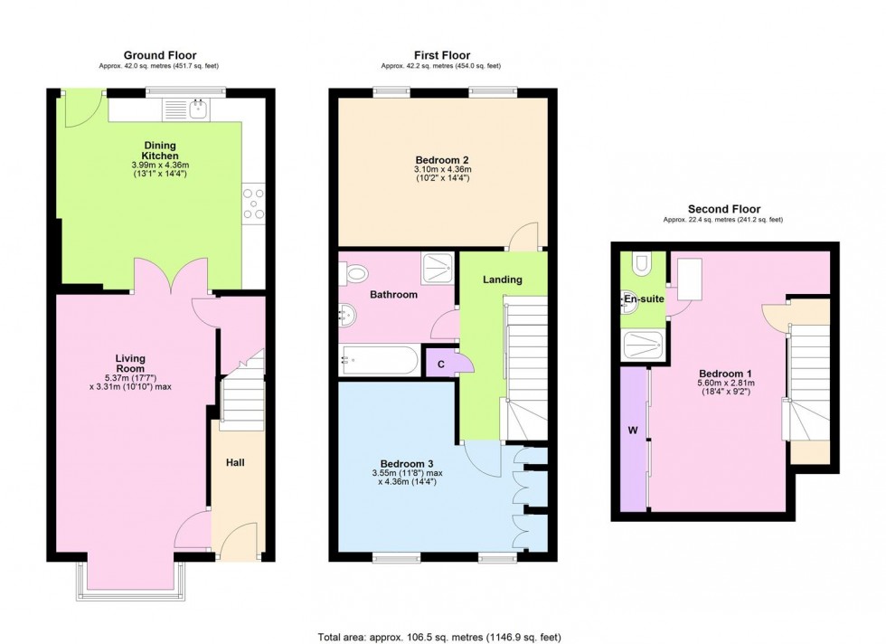 Floorplan for Bedale Road, Aiskew, Bedale