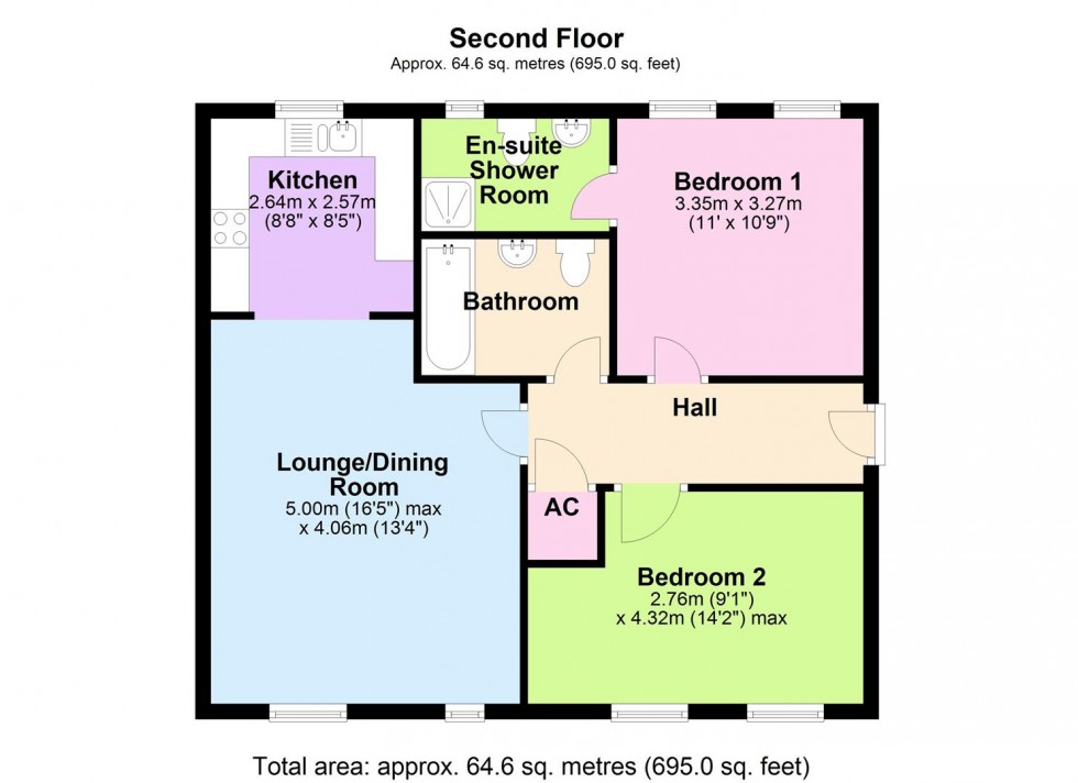 Floorplan for 18 Horseshoe Close, Catterick Garrison