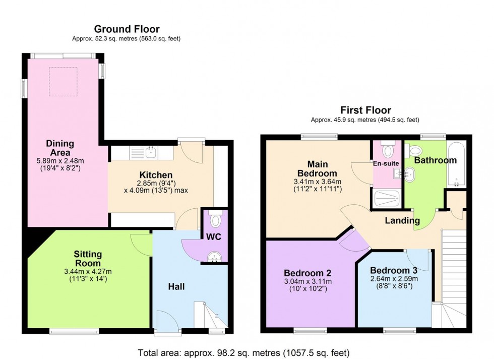 Floorplan for 16B Low Street