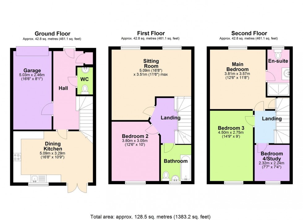 Floorplan for Ascough Wynd, Aiskew