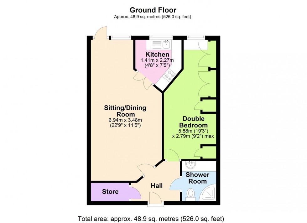 Floorplan for Greendale Court, Bedale