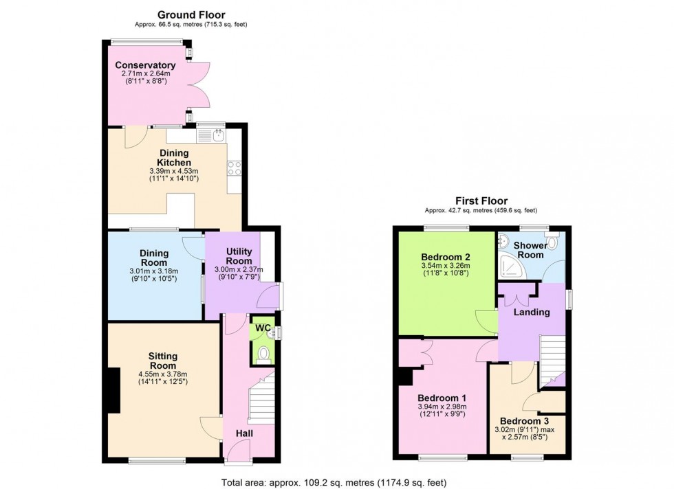Floorplan for Ash Tree Road, Bedale