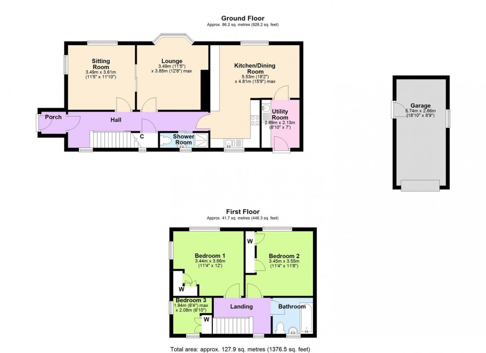 Floorplan for Havenhurst, Thornton Rust, Wensleydale