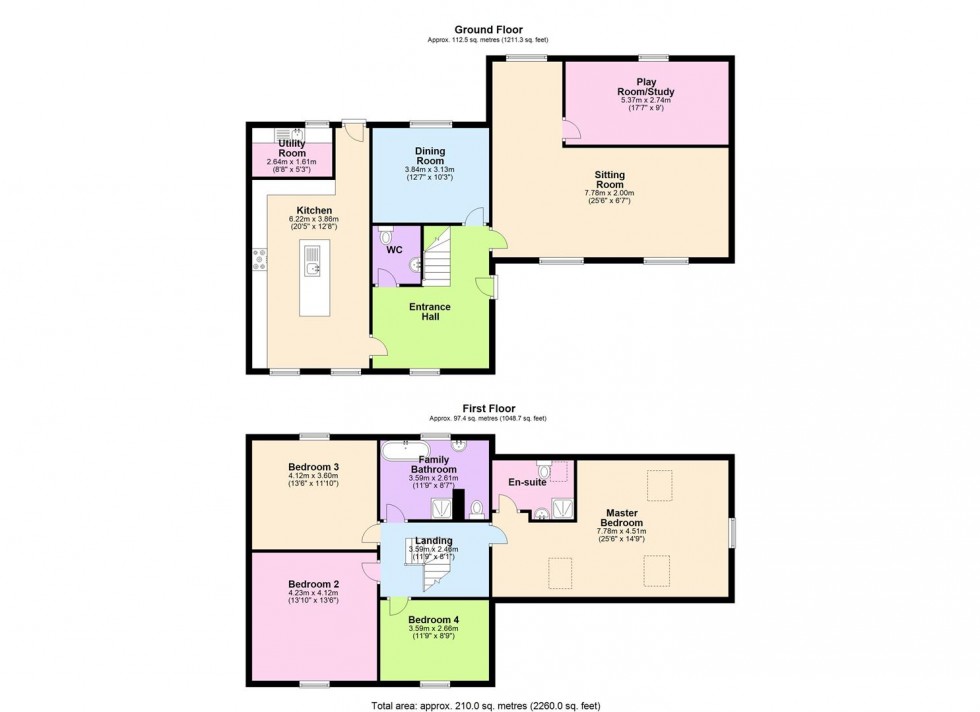 Floorplan for The Blacksmith, Fearby, Masham