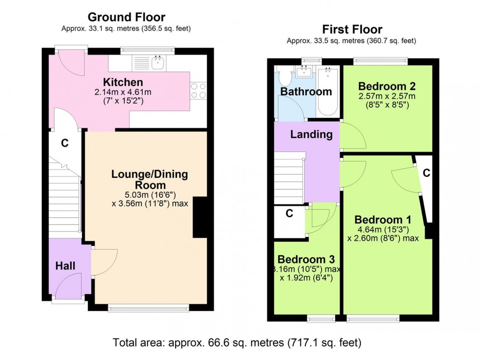 Floorplan for Park Lane, Middleham, Nr Leyburn