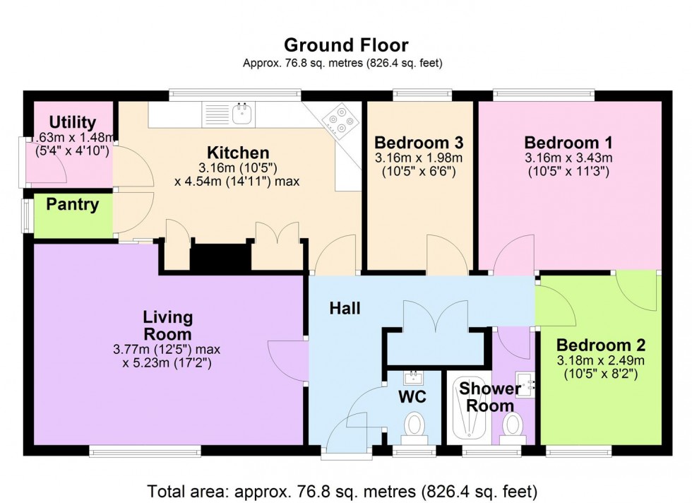 Floorplan for Firby Road, Bedale